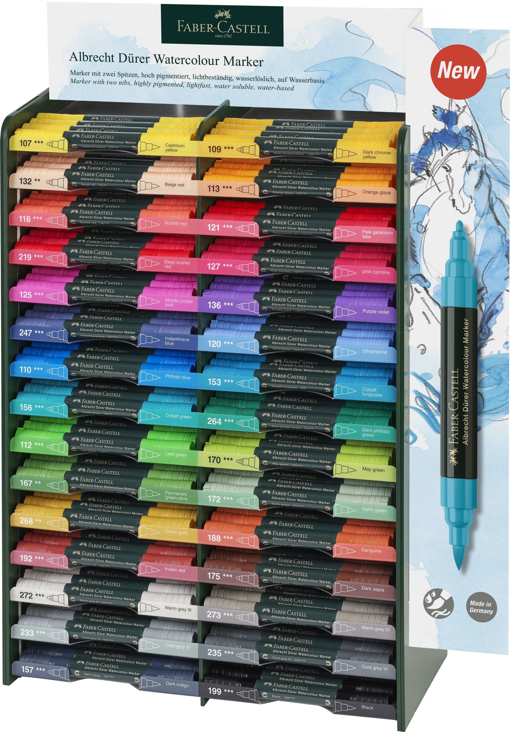 MODUL ACRILIC 120 MARKERE SOLUBILE A.DURER FABER-CASTELL MODUL ACRILIC 120 MARKERE SOLUBILE A.DURER FABER-CASTELL